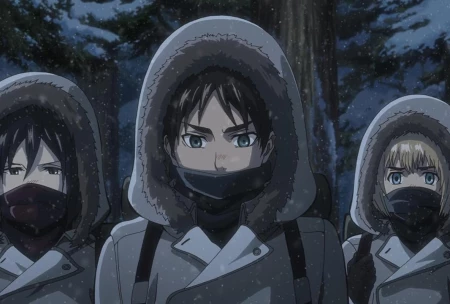 Аниме Атака титанов промо-кадры