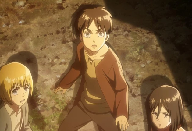 Аниме Атака титанов 1 сезон промо-кадры